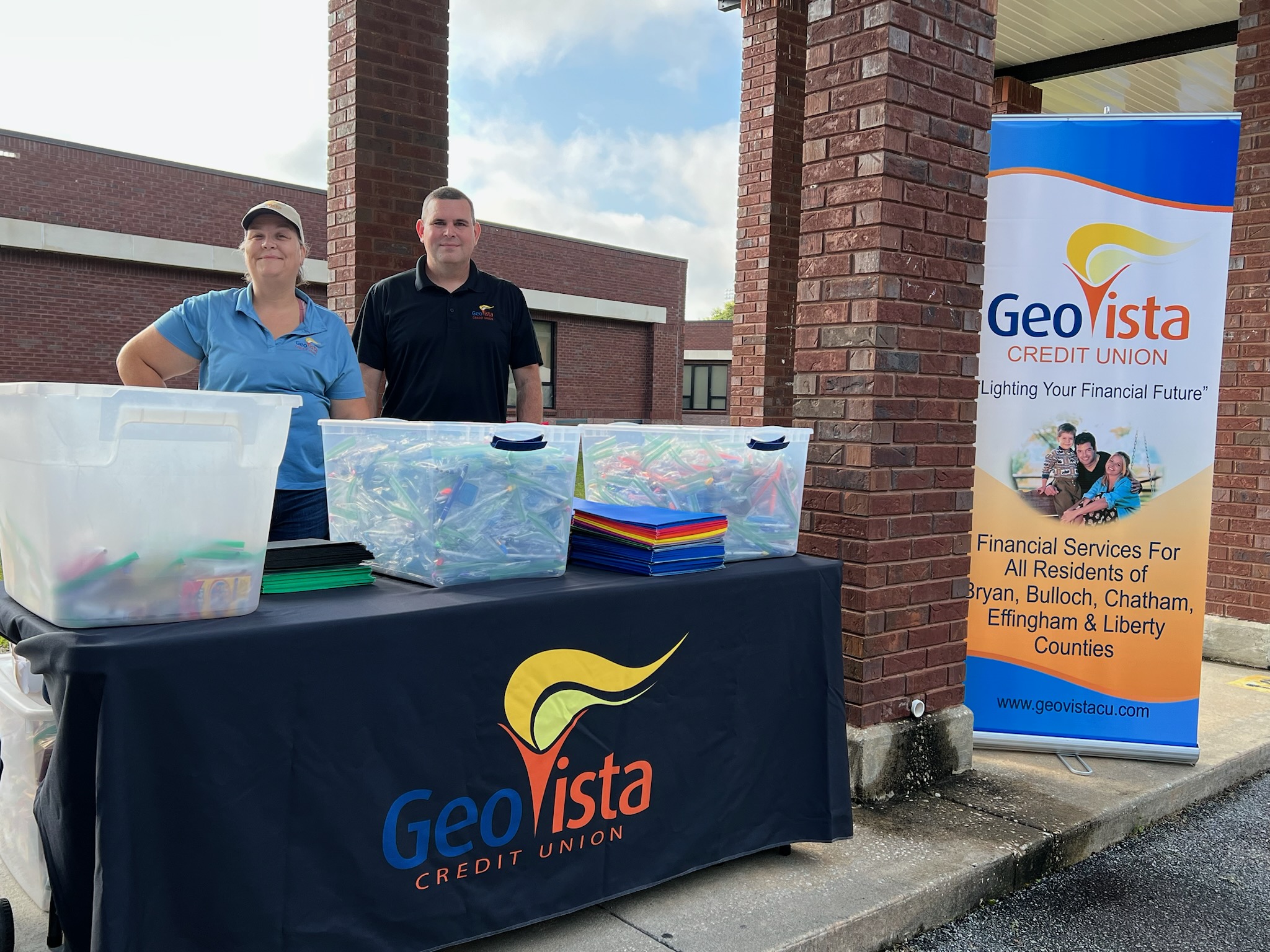 GeoVista Hinesville Project Reach GANG Back2School 1